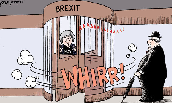Cartoon: No-exit Brexit